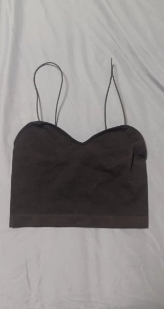 Crop Top Primark x Rita Ora Nero XS