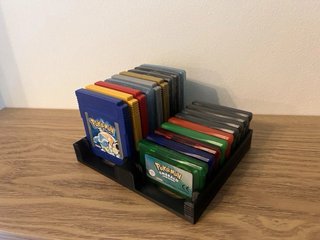 Expositor Cartuchos Game Boy GBA Negro