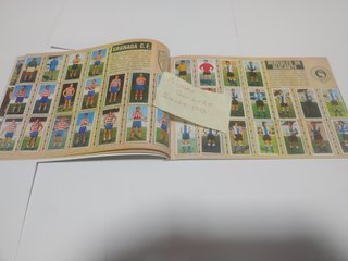 ALBUM FACSIMIL DE CROMOS IMPRESOS LIGA ESTE 75 76