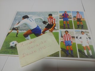 ALBUM FACSIMIL DE CROMOS IMPRESOS LIGA ESTE 75 76