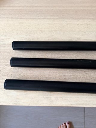 Lote 3 patas 80cm negras