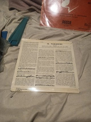 Vinilo Paganini Concierto Violín Franco Gallini