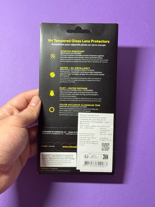 #1 Protectores Lente Cristal Templado Rhinoshield