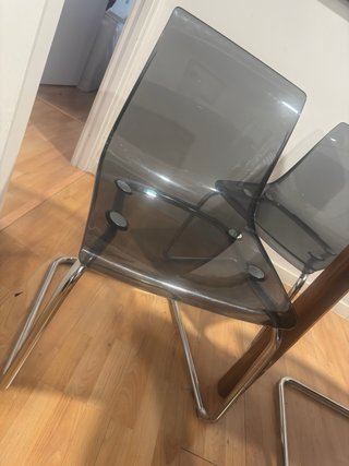 Mesa Comedor Madera y Cristal + 6 Sillas