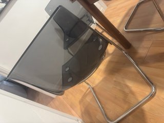 Mesa Comedor Madera y Cristal + 6 Sillas