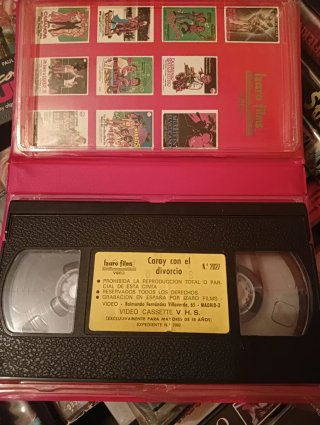 CARAY CON EL DIVORCIO VHS VIDEOCLUB