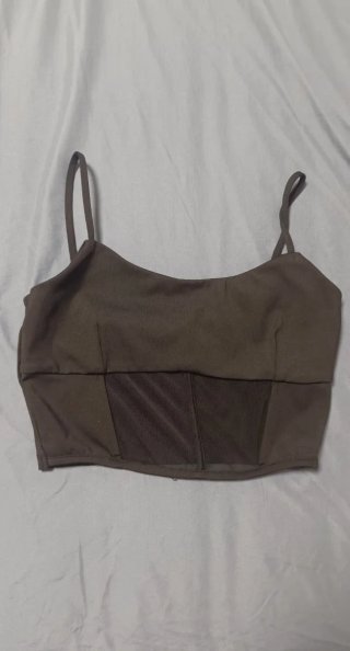 Crop Top Tally Weijl con Trasparenze