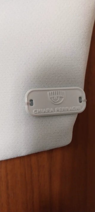 Top Corset Chiara Ferragni Renda Verde e Branco