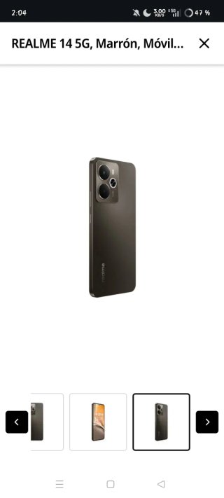 Móvil Realme 14 5G Marrón 256GB