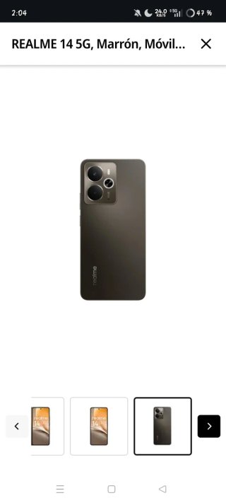 Móvil Realme 14 5G Marrón 256GB