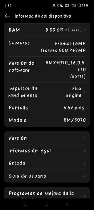 Móvil Realme 14 5G Marrón 256GB