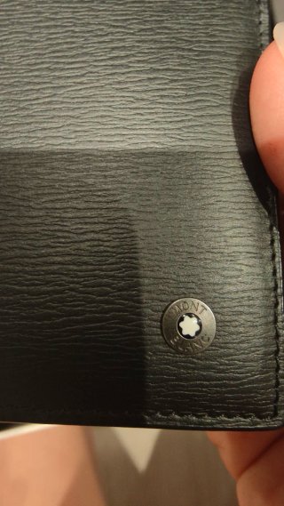 Cartera Montblanc Negra Sin Usar