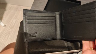 Cartera Montblanc Negra Sin Usar