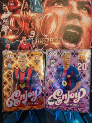 Lote 2 cromos Dani Olmo Enjoy Panini