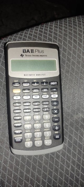 Calculadora Financiera Texas Instruments BA II Plu