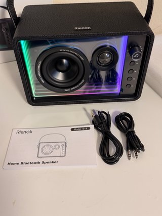 Altavoz Bluetooth Rienok S14 Negro