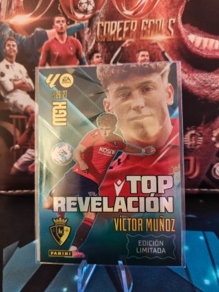 Carta Panini Victor Muñoz Edición Limitada