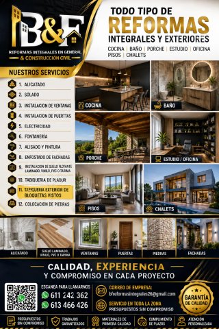 Reformas integrales personalizadas, te ayúdamos