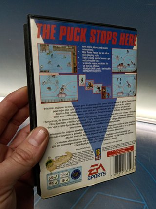 videojuego Sega Mega Drive NHL 96 (1996)