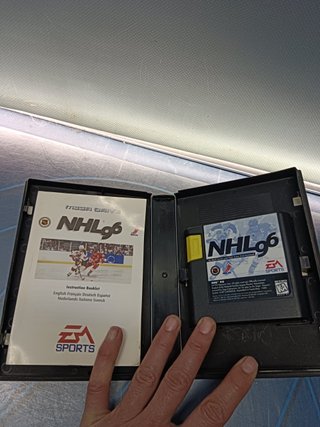 videojuego Sega Mega Drive NHL 96 (1996)