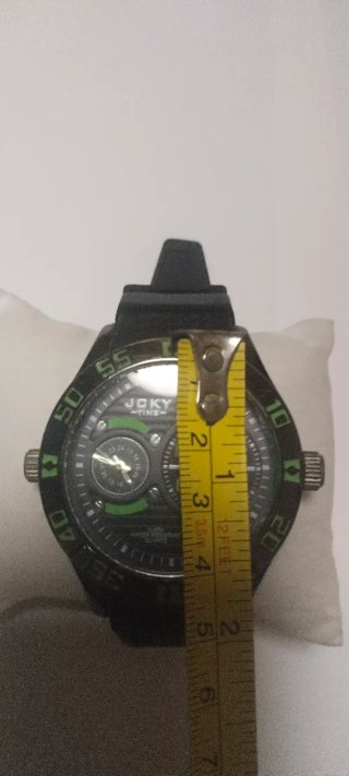 Reloj JCKY TIME Dual Time Negro Verde