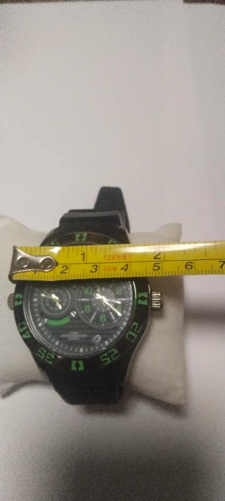 Reloj JCKY TIME Dual Time Negro Verde