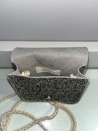 Mini Bolso Zara Mini Purpurina