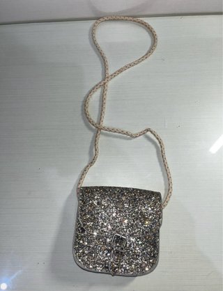 Mini Bolso Zara Mini Purpurina