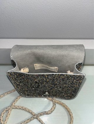 Mini Bolso Zara Mini Purpurina