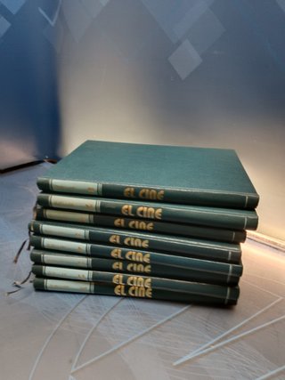 COLECCIÓN - EL CINE, ENCICLOPEDIA DEL 7º ARTE - TOMO I AL 8 + tomo actores- BURU LAN