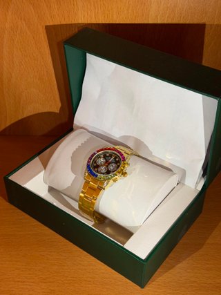 Reloj elegante Nuevo Esfera Arcoíris