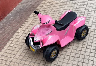 Moto/Quad Eléctrico Infantil Rosa