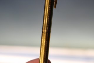 Bolígrafo Kreisler Karat Crown Heavy Gold Electroplated. Chapado en oro.