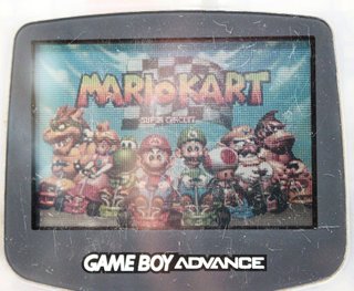 Nintendo Game Boy Advance. Mario Kart Super Circuit.