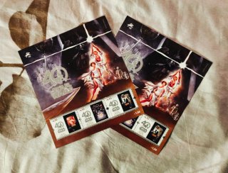 Foglio di timbri Star Wars 40° anniversario