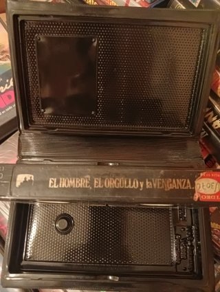 EL HOMBRE EL ORGULLO Y LA VENGANZA VHS VIDEOCLUB