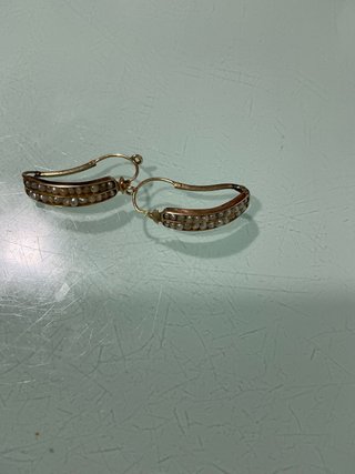 Pendientes Segoviana Oro y aljófares
