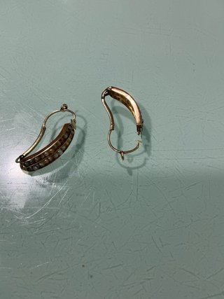 Pendientes Segoviana Oro y aljófares
