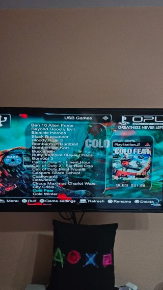 Consola PS2 Slim Sony Negra Completa