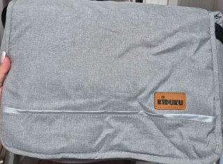Bolso para carrito de bebé gris
