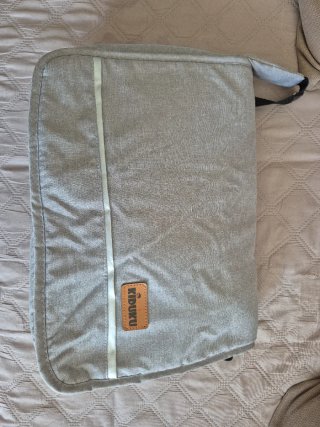 Bolso para carrito de bebé gris