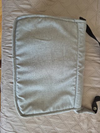 Bolso para carrito de bebé gris