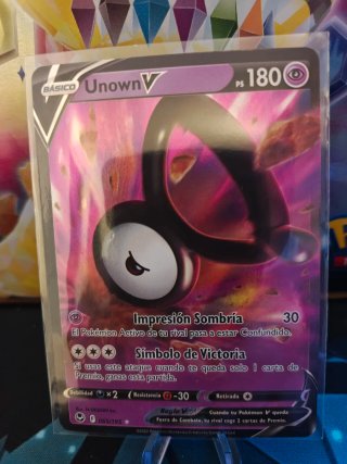 Unown V 176/195 Carta Pokémon