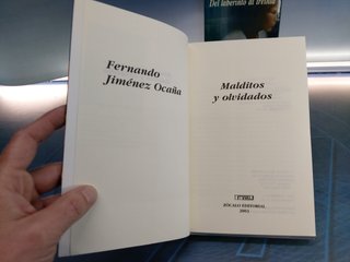 Fernando Jiménez Ocaña, 2 novelas firmadas por el autor.