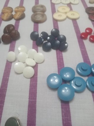 Lote Botones Antiguos Variados
