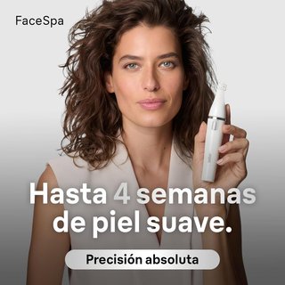 Braun Depiladora Facial FaceSpa Mujer Oro/Blanco