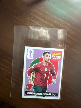 Cromo Cristiano Ronaldo Panini Extra Sticker