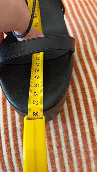 Sandalias plataforma cordones tacón 16,5cm, NUEVAS