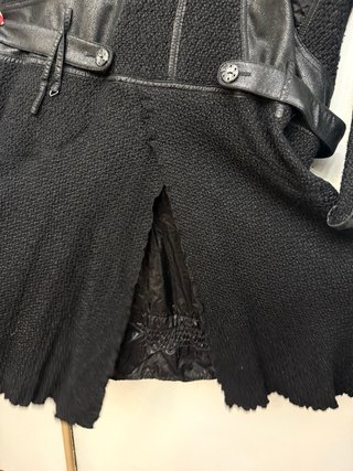 Abrigo largo Fille des Sables negro