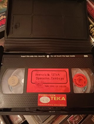 OPERACION CAMBOYA VHS VIDEOCLUB